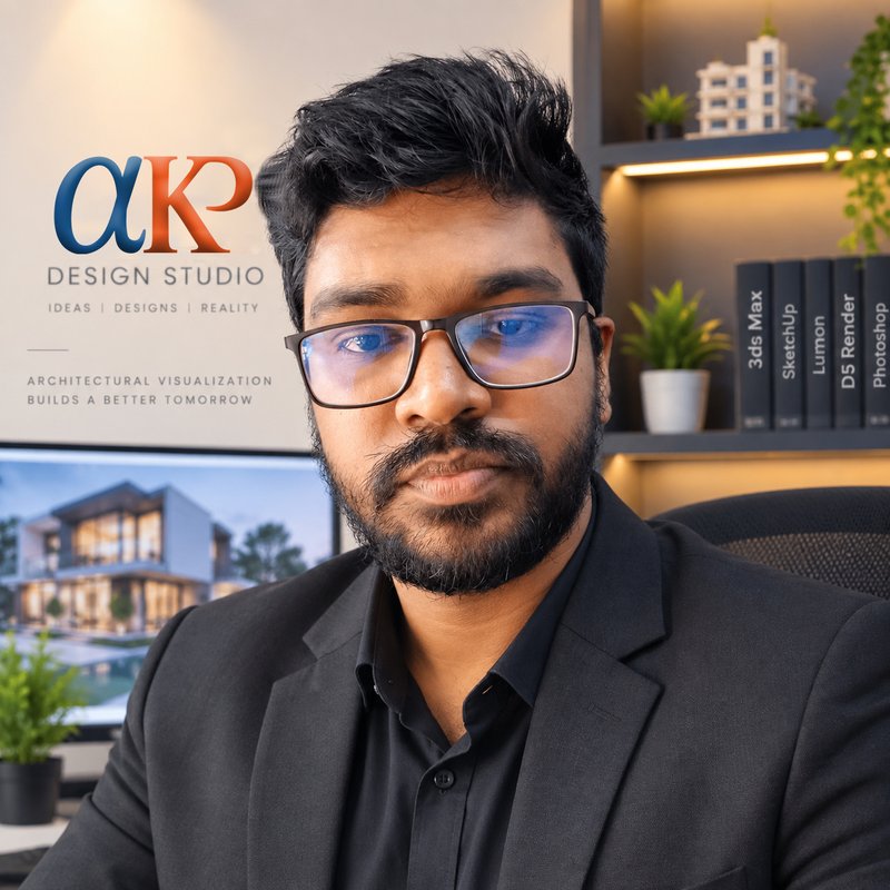 Rayhan Saykat, 3D Architectural Visualization & Design lead at AKP Design Studio